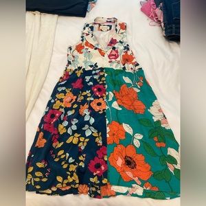 Anthropologie floral dress